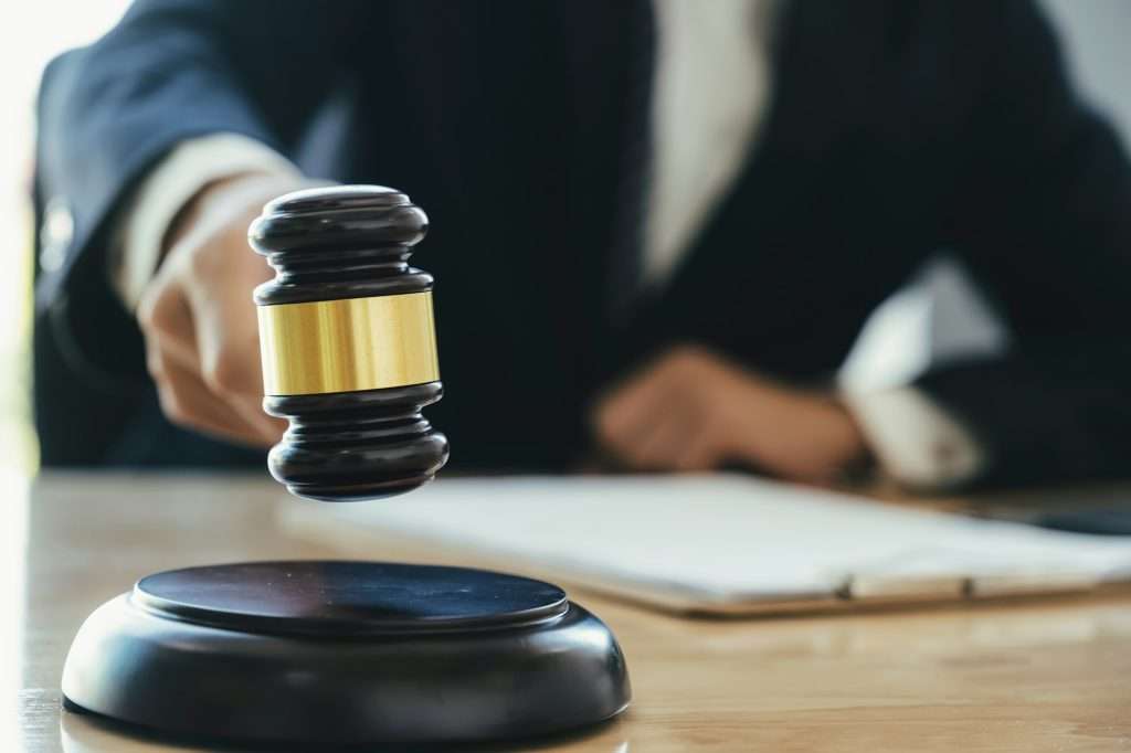 Law and justice concept with characters lawyer.