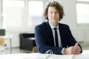 Portrait of a businessman in his office