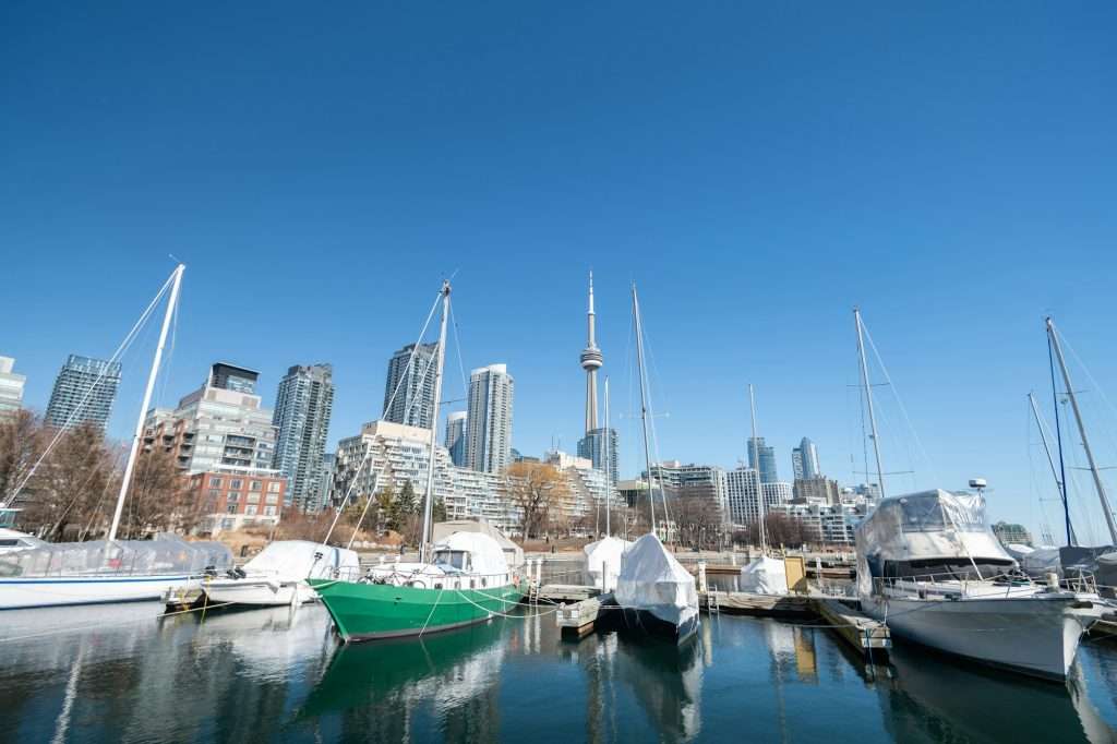 Toronto city skyline, Ontario, Canada