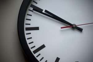 Clock representing time running out on limitation periods for civil lawsuits in Ontario